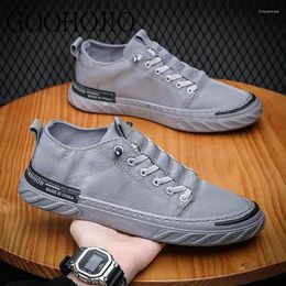 Casual Shoes Autumn Men Sneakers Light Vulcanize Ice Silk Breathable All-match Male Flats Platform