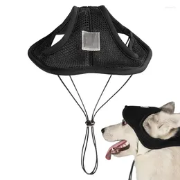 Dog Apparel Pet Bucket Hat With Ear Holes Adjustable Breathable Outdoor Mesh Porous Sun For Dogs Cats Small Animals
