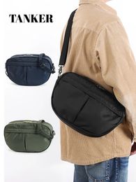 Japanese Style Casual Shoulder Bag Waterproof Crossbody Nylon Cloth Messenger Fashion Fanny Pack Outdoor Handbag 240508