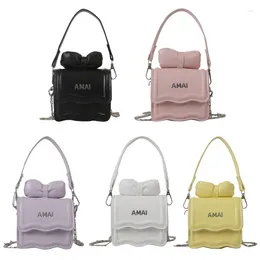 Duffel Bags Trendy Mini Bowknot Bag For Women Durable & Comfortable Versatile Suitable Daily Shopping Travel E74B