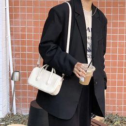 Shoulder Bags Vintage PU Leather Women's Small Square Crossbody Fashion Design Ladies Underarm Bag Female Tote Purse Handbags