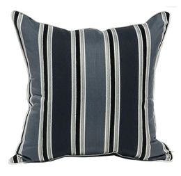 Pillow Fashion Cool Grey Black Stripes Decorative Throw Pillow/almofadas Case 45 50 Man European Modern Cover Home Decorating