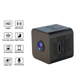 4K Full HD 1080P Mini IP Cam X1 WiFi Night Vision Camera IR-CUT Motion Detection Security Camcorder for Home Security Guard Door/Outdoor