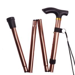 Collapsible Telescopic Folding Cane Walking Trusty Sticks Crutches For Mothers The Elder Fathers L2405