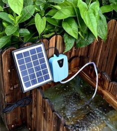 Air Pumps Accessories 2Lmin Quiet Energysaving Solar Powered Aquarium Airpump Oxygenator Water Oxygen Pump Fish Tank Pond Aera9473765