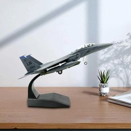 Aircraft Modle 1/100 F15E fighter jet die cast model with high detail adult gift toy Aeroplane for home office shelf bar and desktop decoration S2452204