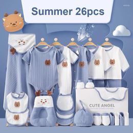 Clothing Sets Summer 22/26 Pieces/0-3Months Born Baby Cotton Kids Clothes Suit Unisex Infant Boys Girls Set