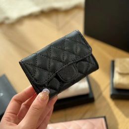 wallet woman designer wallet for women brand wallet purse Leather Wallets men's coin purse Credit Card Slot Skinny Black Card Top Coin Pouch with ID Holders CC02