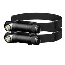 Headlamps LED Headlamp 1000Lm 18650 Type C USB Rechargeable Headlight With Magnetic Charge Tail Power Indicator