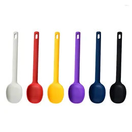 Spoons 1 Pc Long Handle Stirring Spoon Multi Purpose Silicone For Household Soup Cooking Utensils Ladle Kitchen Accessories