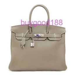 10A Bridkkin Delicate Luxury Womens Social Designer Totes Bag Shoulder Bag 35 Hand Bag Togo Leather Good Used