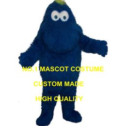 Lovely Plush Blue Gobble Mascot Costume Adult Cartoon Character Monster Theme Anime Cosply COstumes Fancy Dress1913 Mascot Costumes