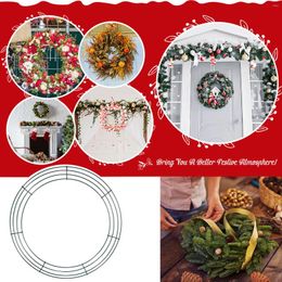 Decorative Flowers Wreath Metal Wedding DIY Round Valentine's 14 Frame In Day Wire Heart-Shaped Decoration & Hangs Heart Shape Form