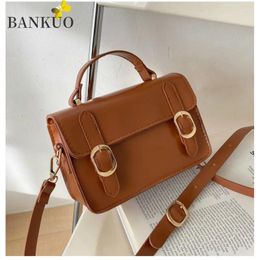 Shoulder Bags Fashion Simple Style Vintage Leather Crossbody For Women Luxury Bag Female Travel Handbags Casual Tote Z269