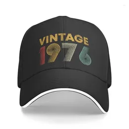 Ball Caps Classic Vintage In 1976 46 Years Old Baseball Cap For Women Men Adjustable 46th Birthday Gift Dad Hat Performance