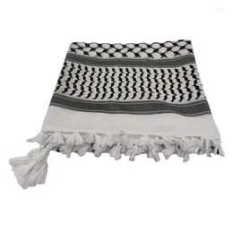 Scarves 125x125cm Arab Scarf Enthusiasts Keffiyeh Headscarf Multi Purpose Shemagh For Male Outdoor Dustproof Tool DXAA
