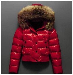 Winter down Coats Women doudoudne jacket women jackets Warm coat thickening Female Clothes real raccoon fur collar hood parka5126442