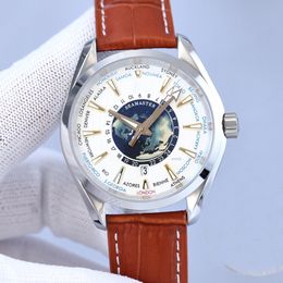 Fashion Mens Luxury Watch World Time Men Automatic Watches Mechanical Movement Mens Designer Watch menwatch 150 Wristwatches ,Limited Edition,Luxury Wristwatch G3