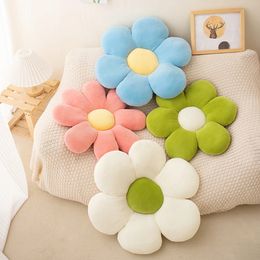 4050cm Daisy Flower Pillow Soft Plush Cushion Shaped loveliness Comfortable Decorative cushion Throw 240521