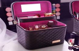 women cosmetic bag handheld multi layer storage case tool toiletry bag travel cosmetic bag vanity case 2109011702746