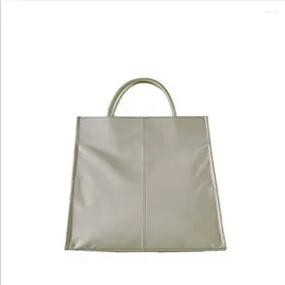 Bag Women's 2024 Simple Fashion Handbag Atmosphere Versatile Shoulder Oxford Cloth Handbags & Crossbody Bags Cow Leather