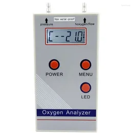 Oxygen Analyzer Professional Portable O2 Concentration Meter Detector 21%- Gas EU Plug Easy Install