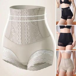 Women's Panties Women Tummy Control Butt-lifted High Waist Lace Slimming Underwear Pospartum Compression Yoga Underpants Briefs