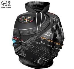 Men039s Hoodies Sweatshirts PLstar Cosmos DJ Disco Drop Music Fashion Casual Tracksuit 3DPrint ZipperHoodieSweatshirtJacke3421903