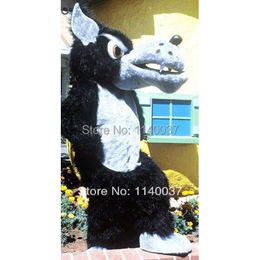 mascot Huge Black Wolf Mascot Costume custom anime kits mascotte theme fancy dress carnival costume Mascot Costumes