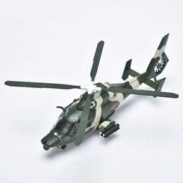 Aircraft Modle Alloy 1/100 Z-9 aircraft die-casting model gift aviation commemorative retro fighter jet model bar rack coffee shop living room TV cabinet S5452138