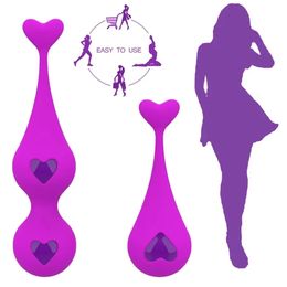 Vaginal trainer silicone intelligent Ben Wa ball vaginal tightening exercise machine Kegel geisha egg adult sex toy 240516