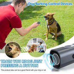 Handheld Bark Deterrent Anti-Barking Tool Ultrasonic Pet Repeller Dog Training Device