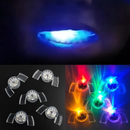 Funny LED Light Up Mouth Braces Clow Teeth Halloween Rave Party Decoration Colourful Shining Toys Lights Neon Supplies 240521