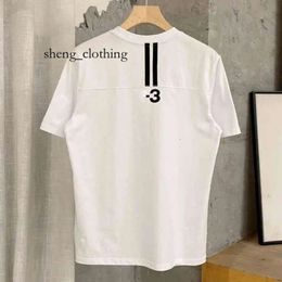 Y3 Polo Shirts Hot Selling Summer Cotton T Shirt Tide Brand Adds Round Neck Short-Sleeved T-Shirt Fashion Designer Three-Bar Loose Casual Top 6463