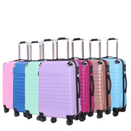 20-inch Corner Zipper Trolley Case, New Swivel Suitcase, Men's And Women's Luggage, Custom Printed Gift Boarding Case