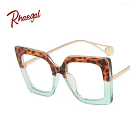 Sunglasses Frames Rhaegal Oversize Geometric Square Colorful Blue Light Blocking Fashion Glasses Women Outdoor Street Decorative Eyeglasses