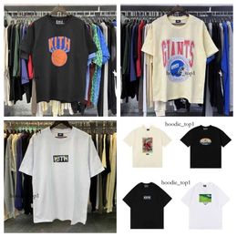 Streetwear Kith T Shirt Summer T Shirt Men Kith Shirt Designer Shirt Mens Designer T-Shirt Graphic Tee Shirt efe3