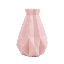 Vases Wholesale Plastic Vase Shatter-Proof Flower Pot Modern Study Room Hallway Wedding Decor Pots Simple Unique Drop Delivery Home Ga Dhpu2