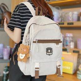 Backpack Lady Kawaii Nylon Cute Laptop Book Women School Bag Waterproof Female Travel Girl College Student Bags Fashion