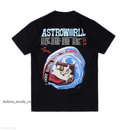 Traviscott Men's T-Shirts Astroworld Tour Summer O-Neck Tshirts Short Sleeve Black White Astroworld T Shirt Cotton Fashion Men's Short Sleeves 26