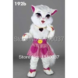 mascot Heartfelt Kitty cat Mascot Cartoon Character carnival costume fancy Costume party Mascot Costumes