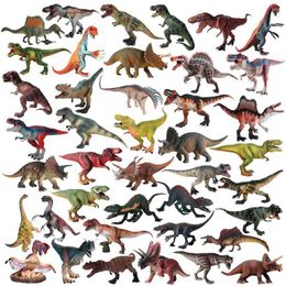 Novelty Games Dinosaur Animals Figurine Realistic Tyrannosaurus Triceratops Spinosaurus Model Action Figures JurassWorld Toy for Children Gift Y240521