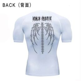 Y2K Compression Tshirt Athletic Running Men Long Sleeve T Shirt Elastic Training T-shirt Gym Fitness Workout Tights Sportwear 240521