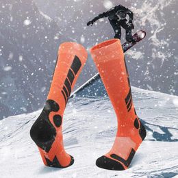 Women Socks Stockings For Men'S Winter Ski Thickened Sports Basketball Keep Warm And Absorb Sweat Seamed Thigh High