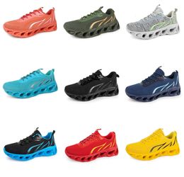 2024 men women running shoes GAI black three navy blue light yellow Beige Nude plum Lightweight mens trainers sports Outdoor sneakers