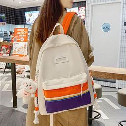 Backpack Style Female Travel Bags College Students Knapsack Fashion Women's Large Capacity Waterproof Student School Bag