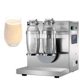 Commercial Boba Shaker Bubble Tea Shaker Double-head Cups Pearl Milk Shaking Machine Stainless Steel Bubble Tea Machine