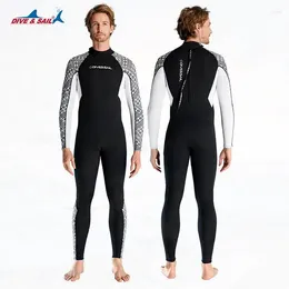 Women's Swimwear Men Womens 3mm Neoprene Wetsuit Tops Long Sleeve Outdoor Swimming Kayaking Surfing Drifting Adults Snorkelling