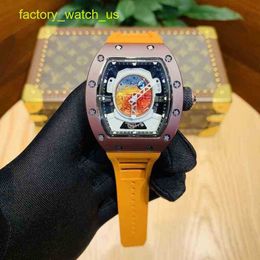 Exciting RM Wrist Watch Rm52-05 Series 2824 Automatic Carbon Fibre Tape Leisure Sports Watch