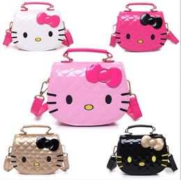 Ny tecknad söt handväska koreansk kattunge crossbody väska avslappnad axelväska